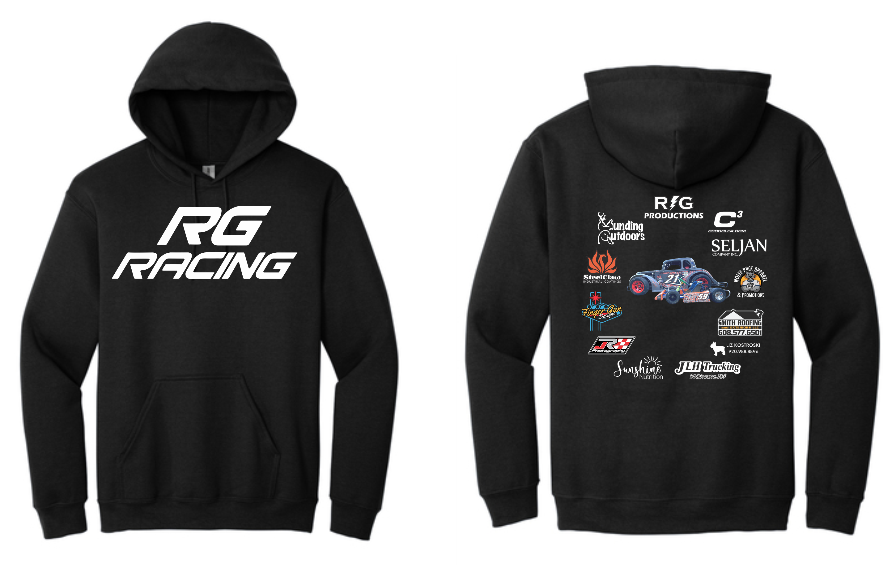 RG Racing Hoodies