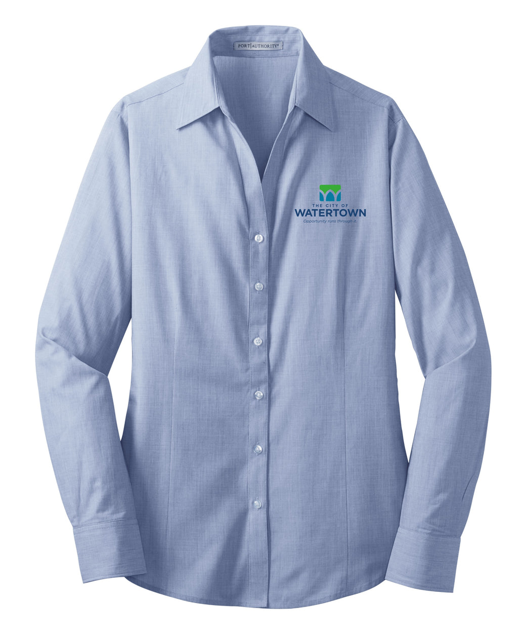 City of Watertown Ladies Crosshatch Easy Care Shirt